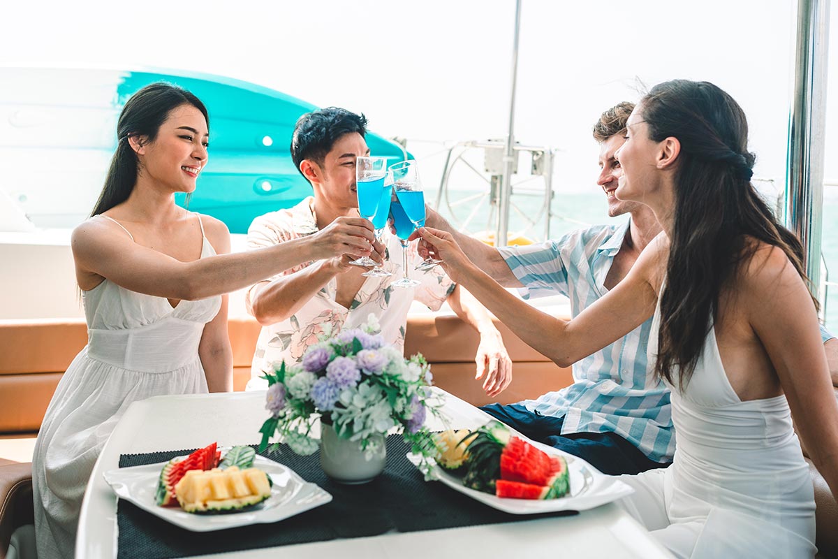 caucasian-couple-relax-fun-with-luxury-party-drink-2024-02-23-15-37-45-utc